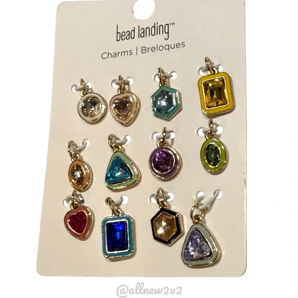 Bead Landing & Charm Me Silver Gold Charms Bracelet Findings - Picture 5 of 9